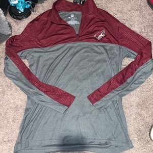 arizona coyotes half zip